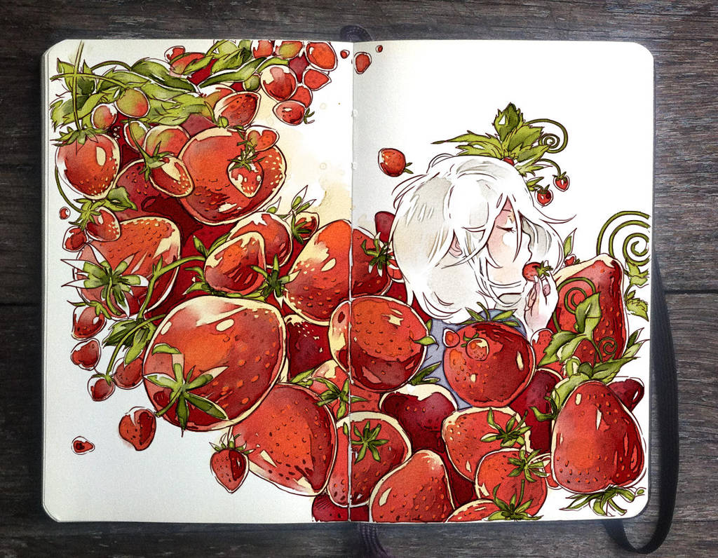.: Strawberry Avalanche by Picolo-kun