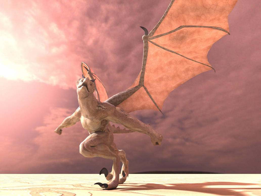 Dragonborn Taking Flight by elenacalderas