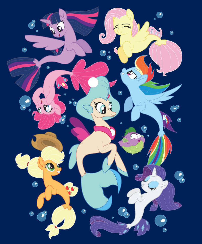 Seaponies Official Tee Shirt by xkappax