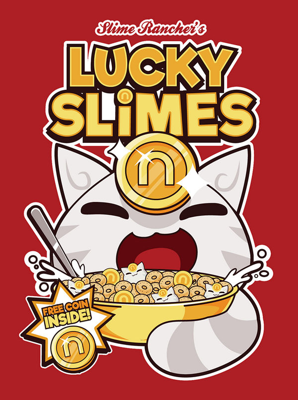 Lucky Slimes Cereal Tee Design by xkappax