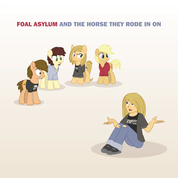 Foal Asylum - And The Horse They Rode In On by xkappax