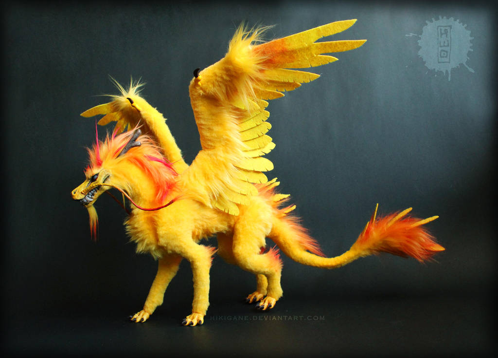 Lord Topaz - OOAK Dragon Doll by hikigane