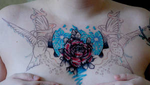 My Tattoo in Progress by MySweetDarkness