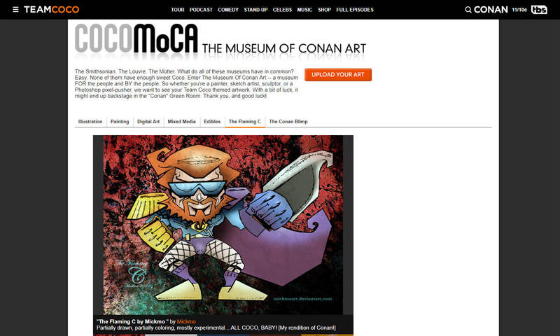 THE FLAMING C RETURNS on my DeviantArt! by mickmoart