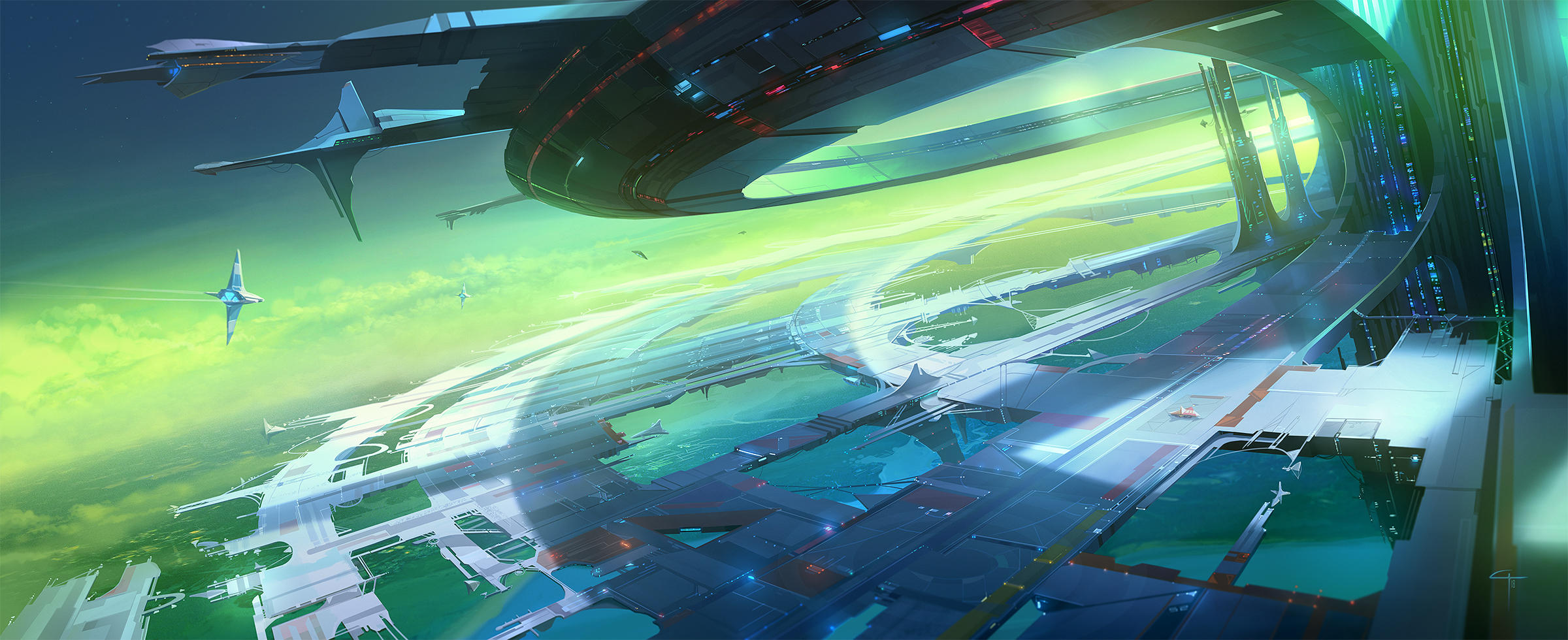 Interplanetary Port by ANTIFAN-REAL