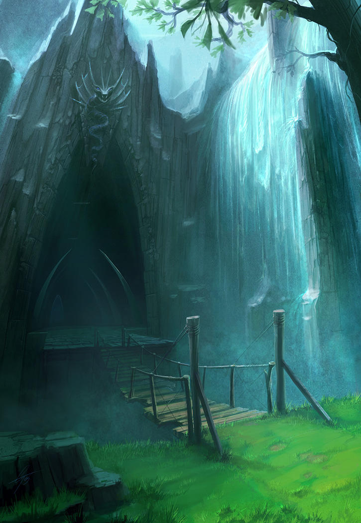 Water Dungeon Entrance Concept by ANTIFAN-REAL