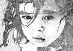 Clara's Stare - Stipple by Kazeyoubi