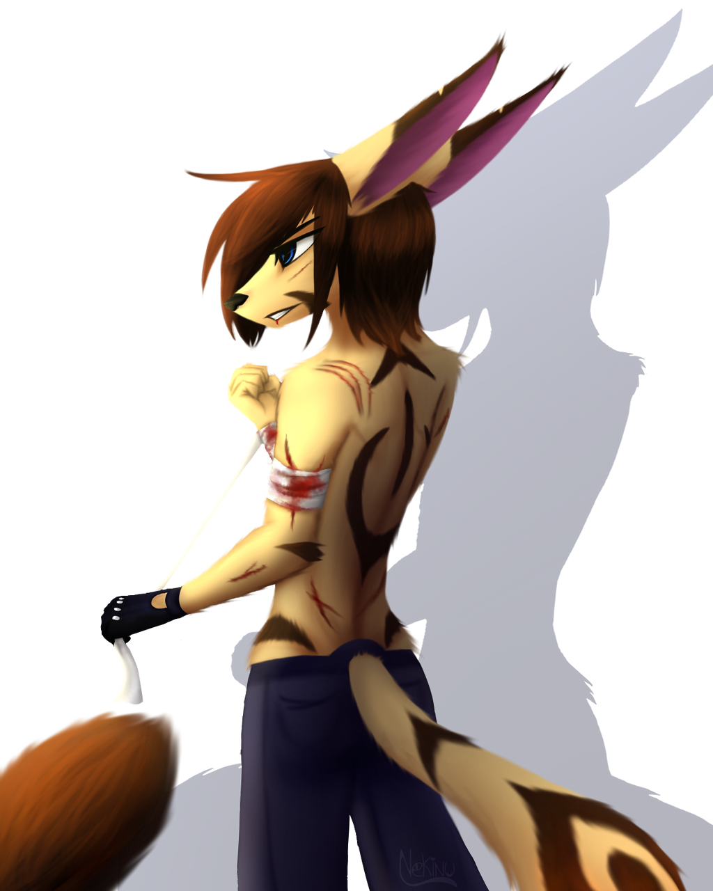 Thinking About Next Battle by Nekinu-the-Outsider