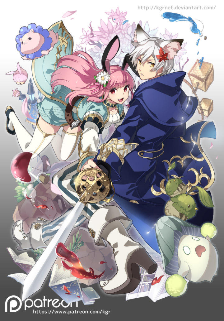 Tos fanart fencer and alchemist by kgrnet