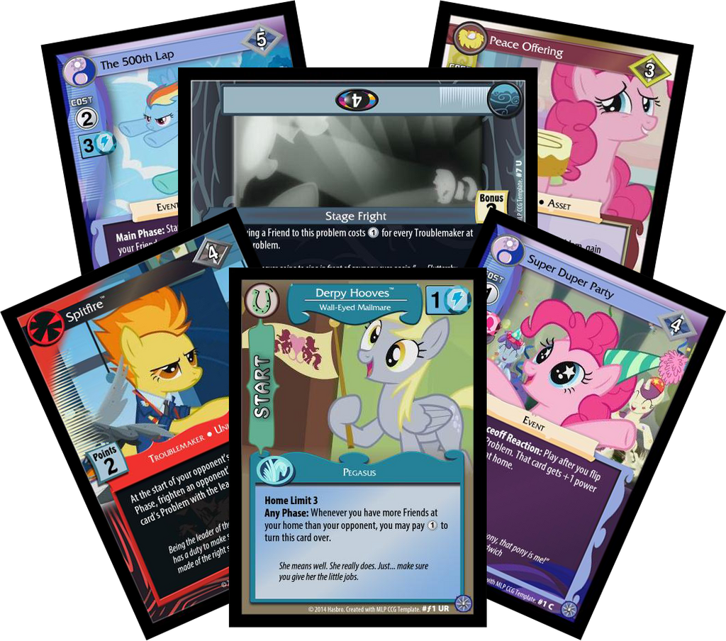 MLP CCG Card Creator Template v0.9.4 (Aug 9 2015) by Abion47