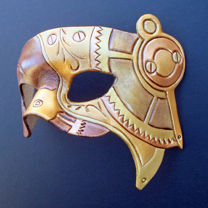 Halfsteam Steampunk Mask by merimask
