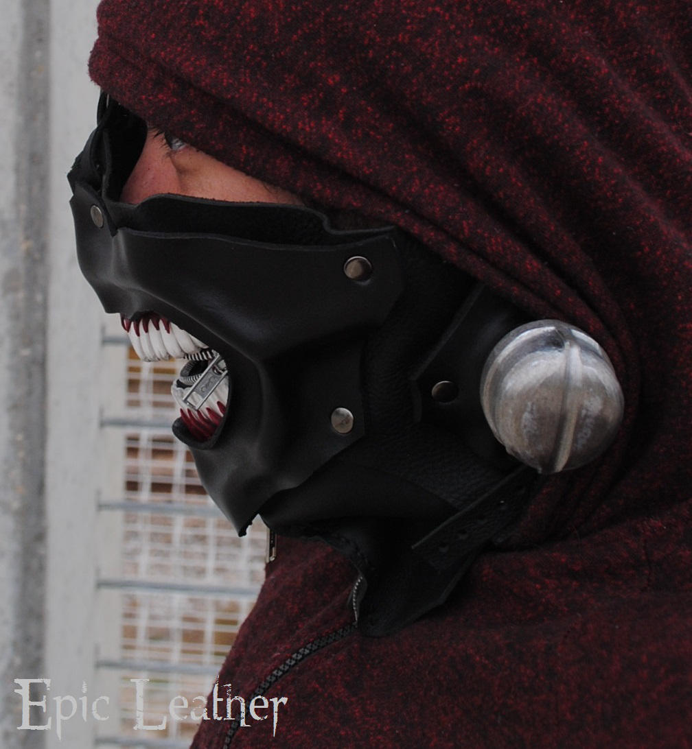 Tokyo Ghoul Eyepatch Leather Mask Profile by EpicLeather on DeviantArt