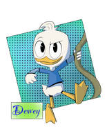 [COMM] Dewey Duck, Ninth Grade Ninja by AJ-illustrated on DeviantArt