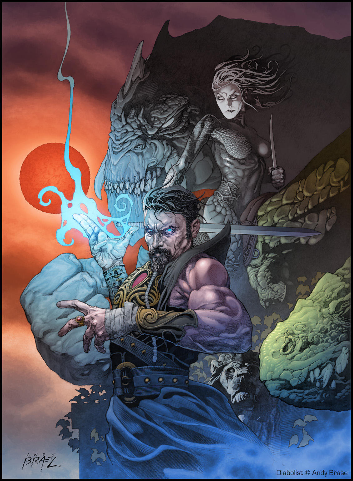 Diabolist: George RR Martin, Neil Gaiman cover by andybrase