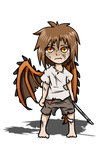 Seras as a kid by Saragonvoid