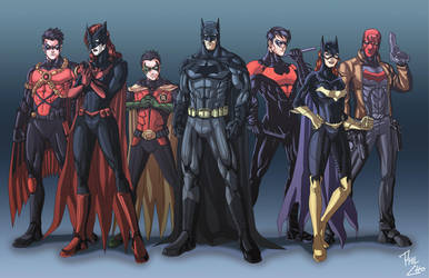 Bat Family Reboot by phil-cho