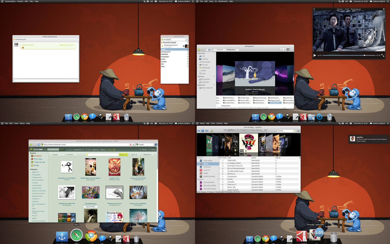My Desktop - Novembre by MastroPino