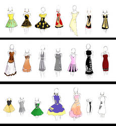 Band Geek Prom: COMPLETE SET by theghostlyartist