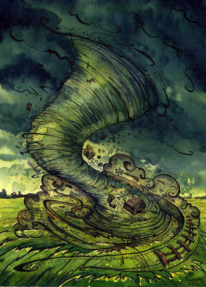 Dorothy's Tornado by CorinneRoberts