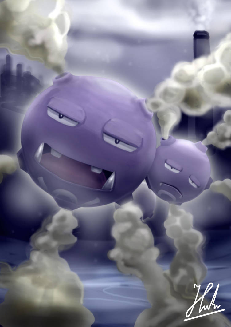 Weezing by xlordragon