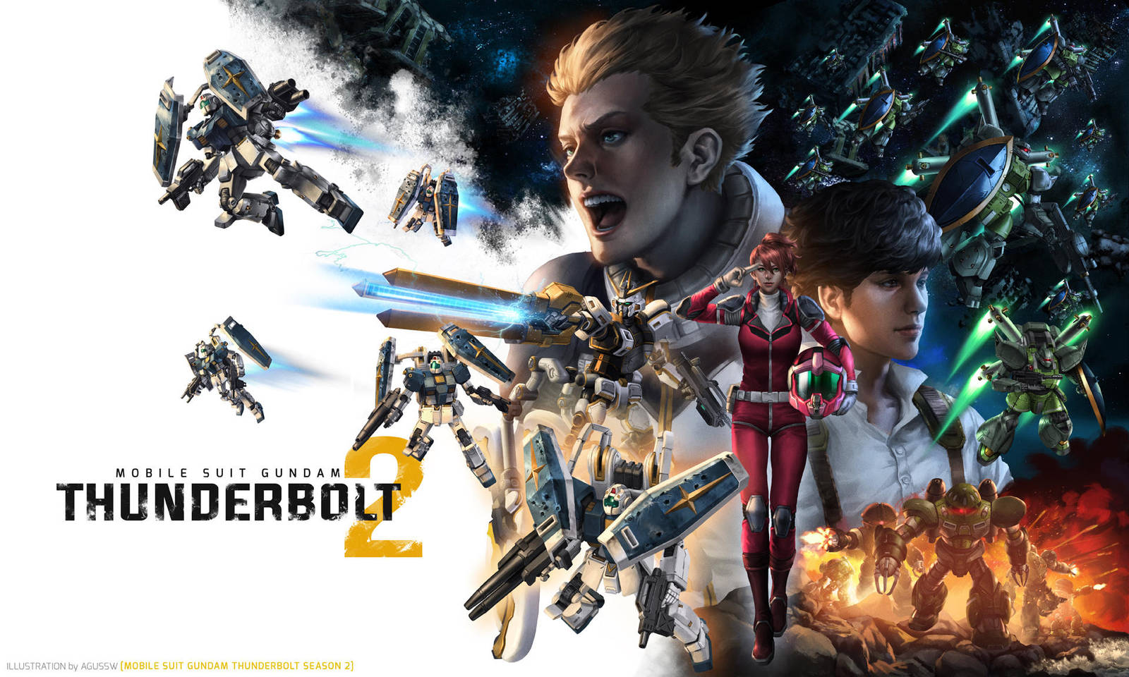 Gundam Thunderbolt Season 2 by AgusSW on DeviantArt