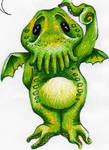 Cute Cthulhu by unseeliechylde