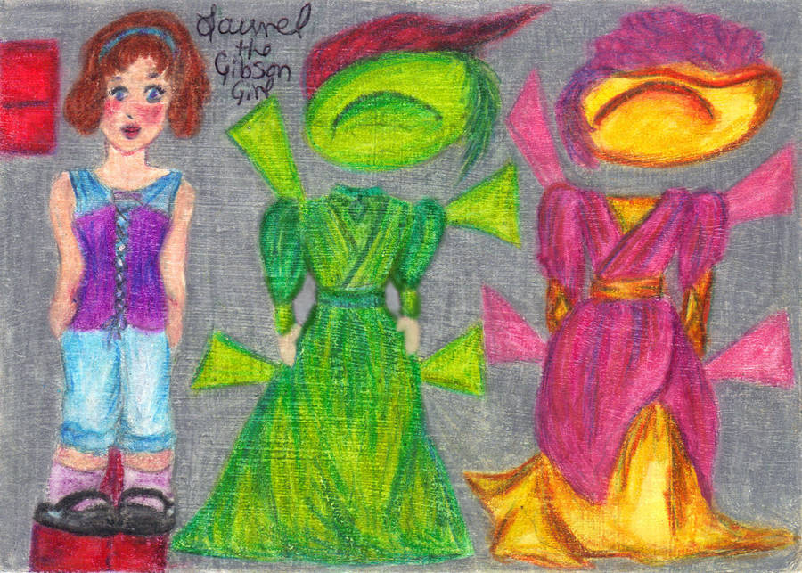 A Little Gibson Girl Paper Doll by KilmenyReade