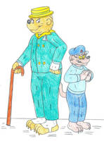 Baby Blue and Mickey by Jose-Ramiro on DeviantArt