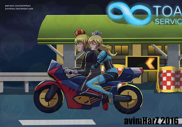 Commission: Rosalina and Helio 2 by avimHarZ