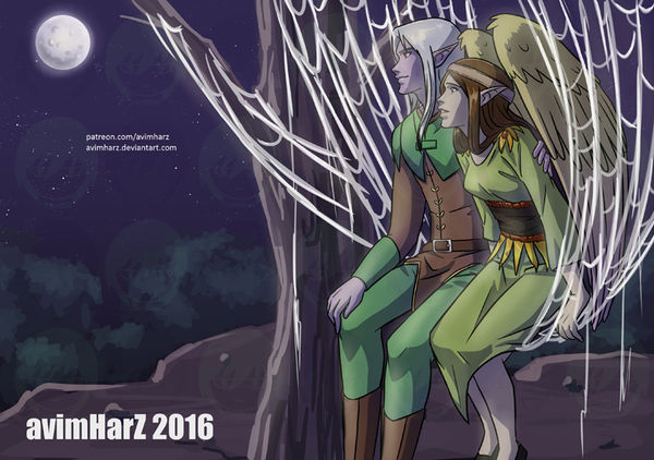 Commission: Venothion and Tuilindo by avimHarZ