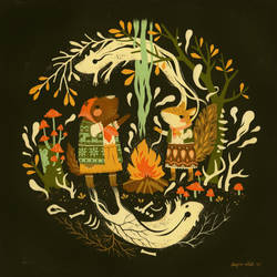 Animal Chants and Forest Whispers by teaganwhite