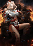 Valkyrie and Vikings by sheer-madness