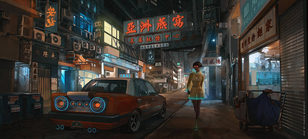 Cyber Hong Kong. by sheer-madness