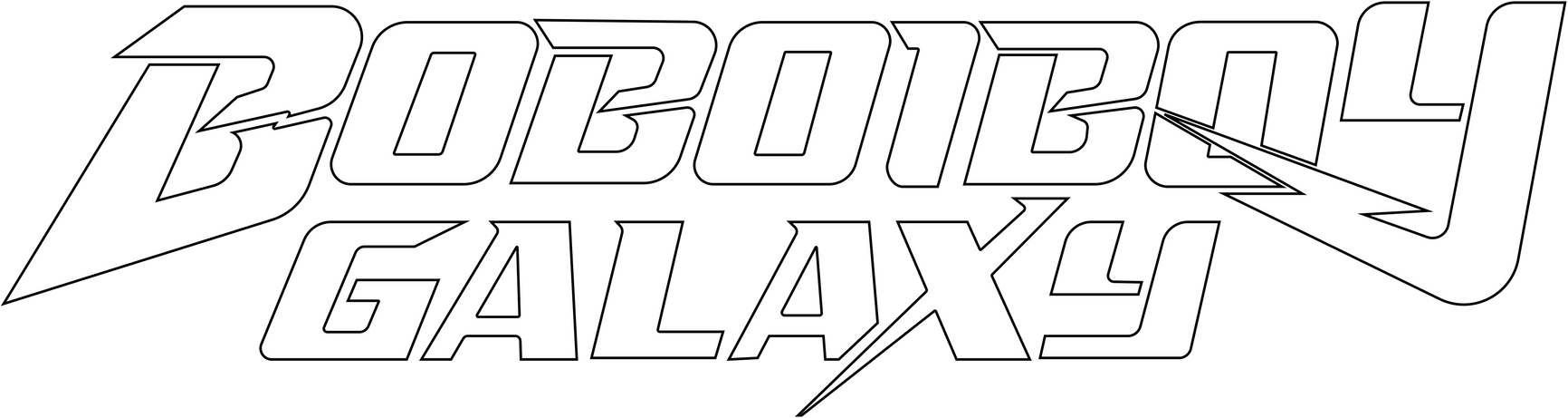 Boboiboy Galaxy logo raw by TheCatrizable on DeviantArt