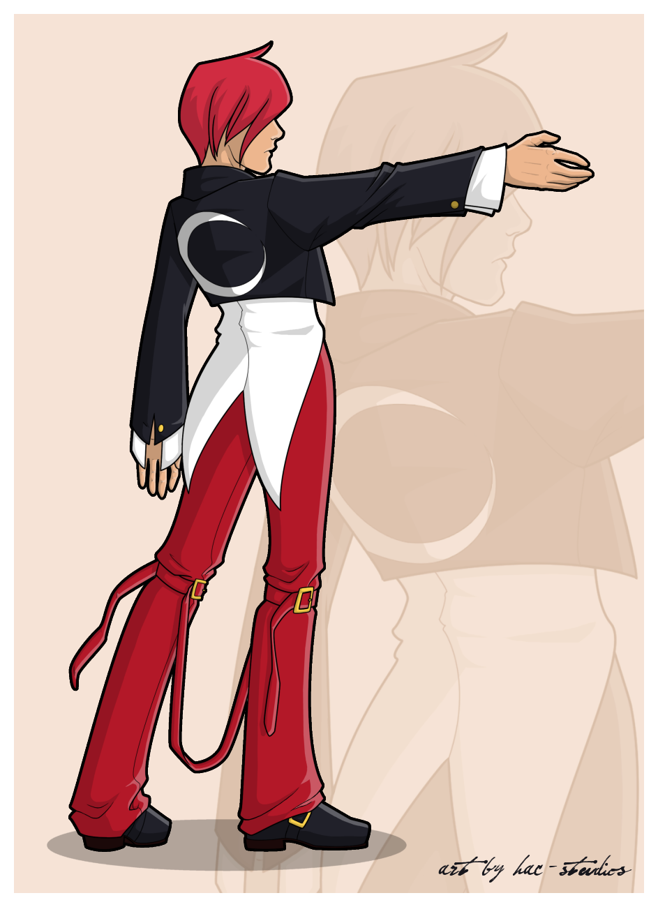 .Iori Yagami. by White-Wolfen