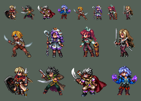 R3P - Battle Sprites by Caladium