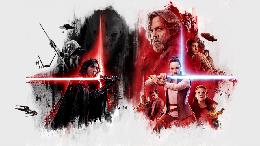 Star Warsthe Last Jedi Dark Light Wallpaper By Mintmovi3 On