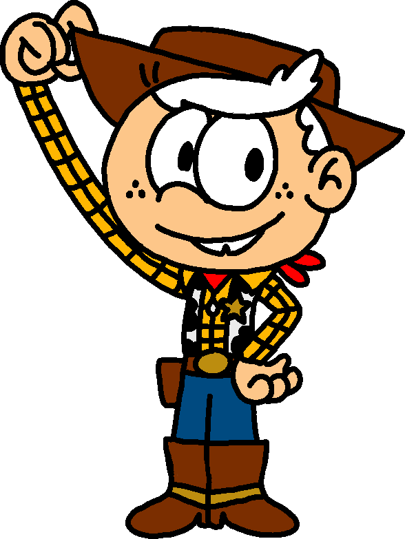 Loud Story - Lincoln Loud as Sheriff Woody by Blackrhinoranger on
