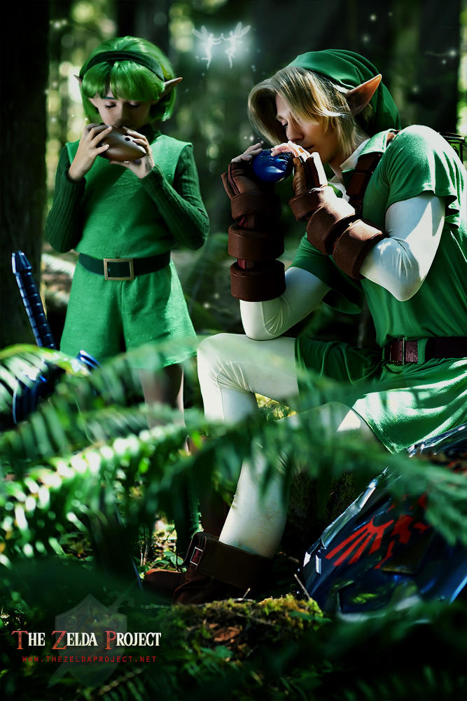 TZP: Link and Saria by Adella