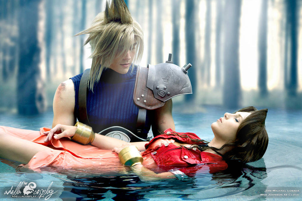 Aerith Cosplay Death Scene by Adella