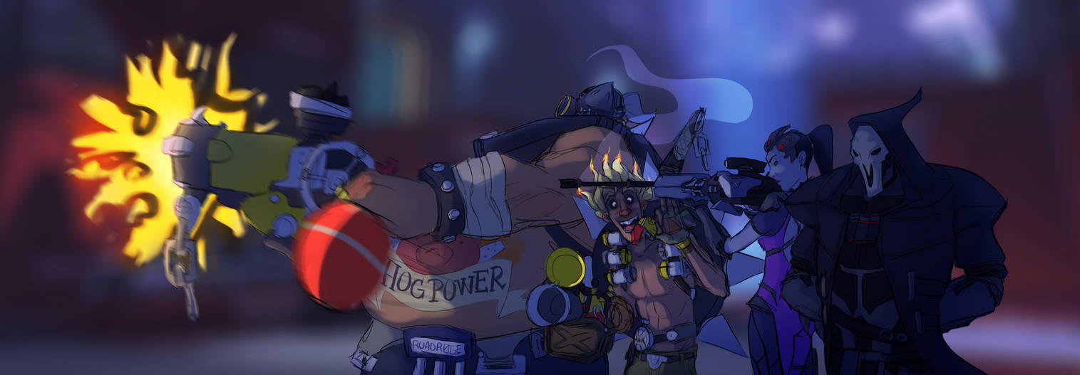 overwatch villains by calmingsoul