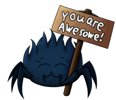 you are awesome Foolish transparent by GreenflyArt