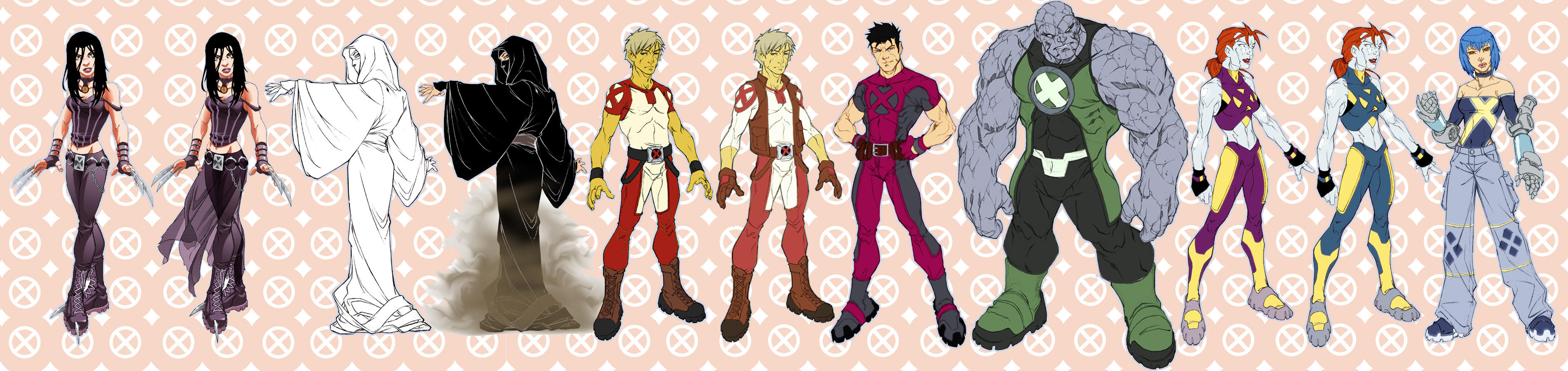 New X-Men Designs by diablo2003