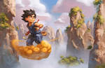 Goku- Satellite Soda Daily Draw February by bigmac996