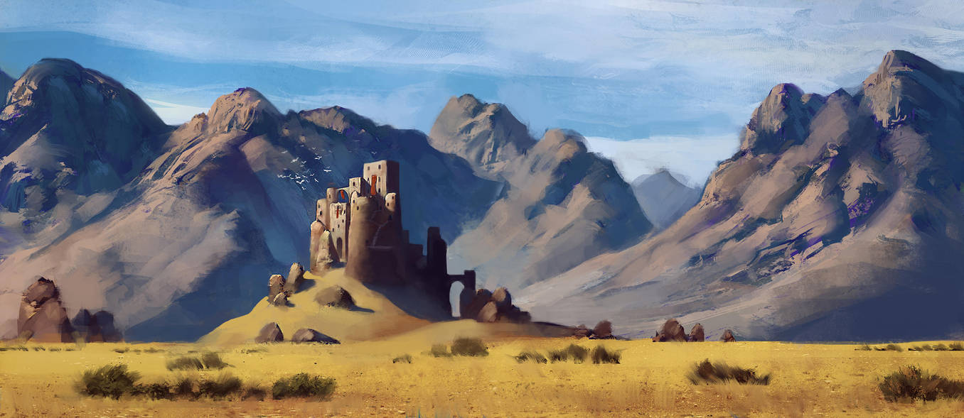Desert Outpost III by Fleret