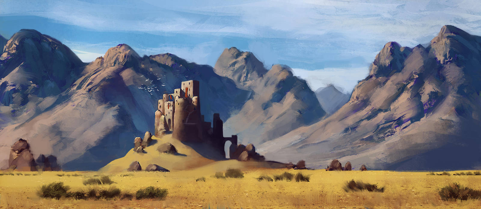 Desert Outpost III by Fleret