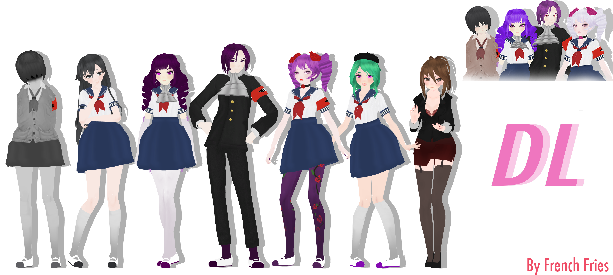 all yandere simulator characters 2019