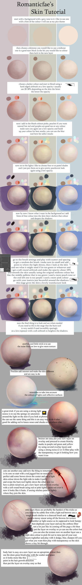 Romanticfae's Skin Tutorial by RomanticFae