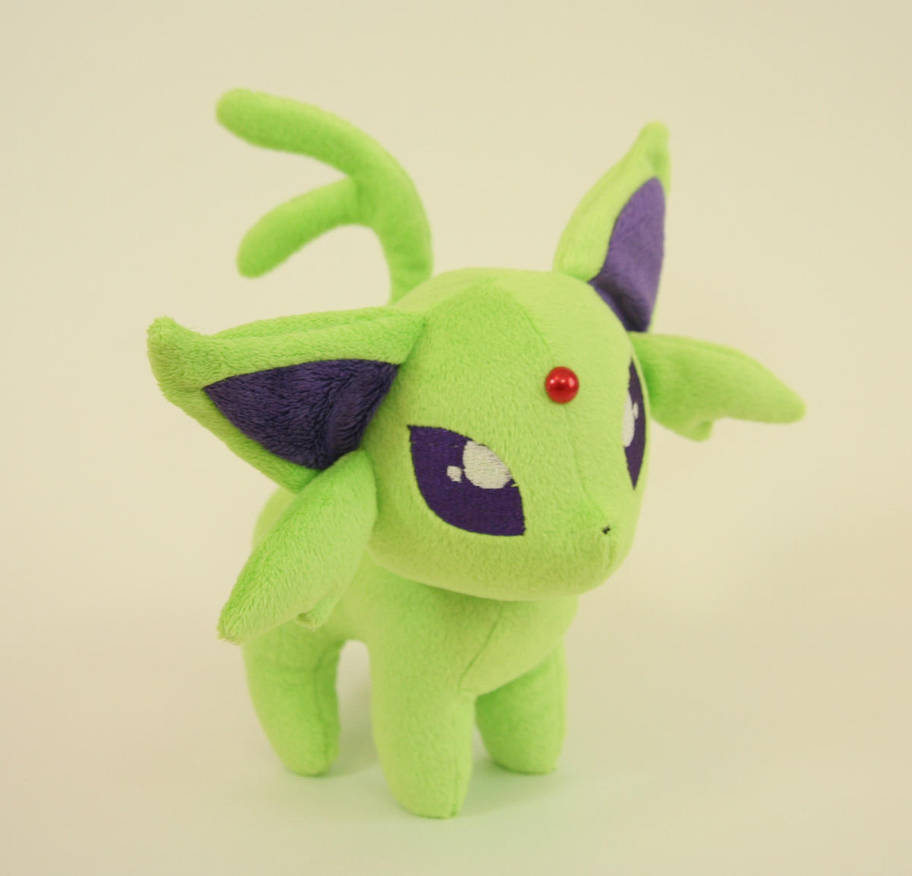 Shiny Espeon Plush by Yukamina-Plushies