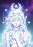 Astral Girls : Moon by Lily-Fu